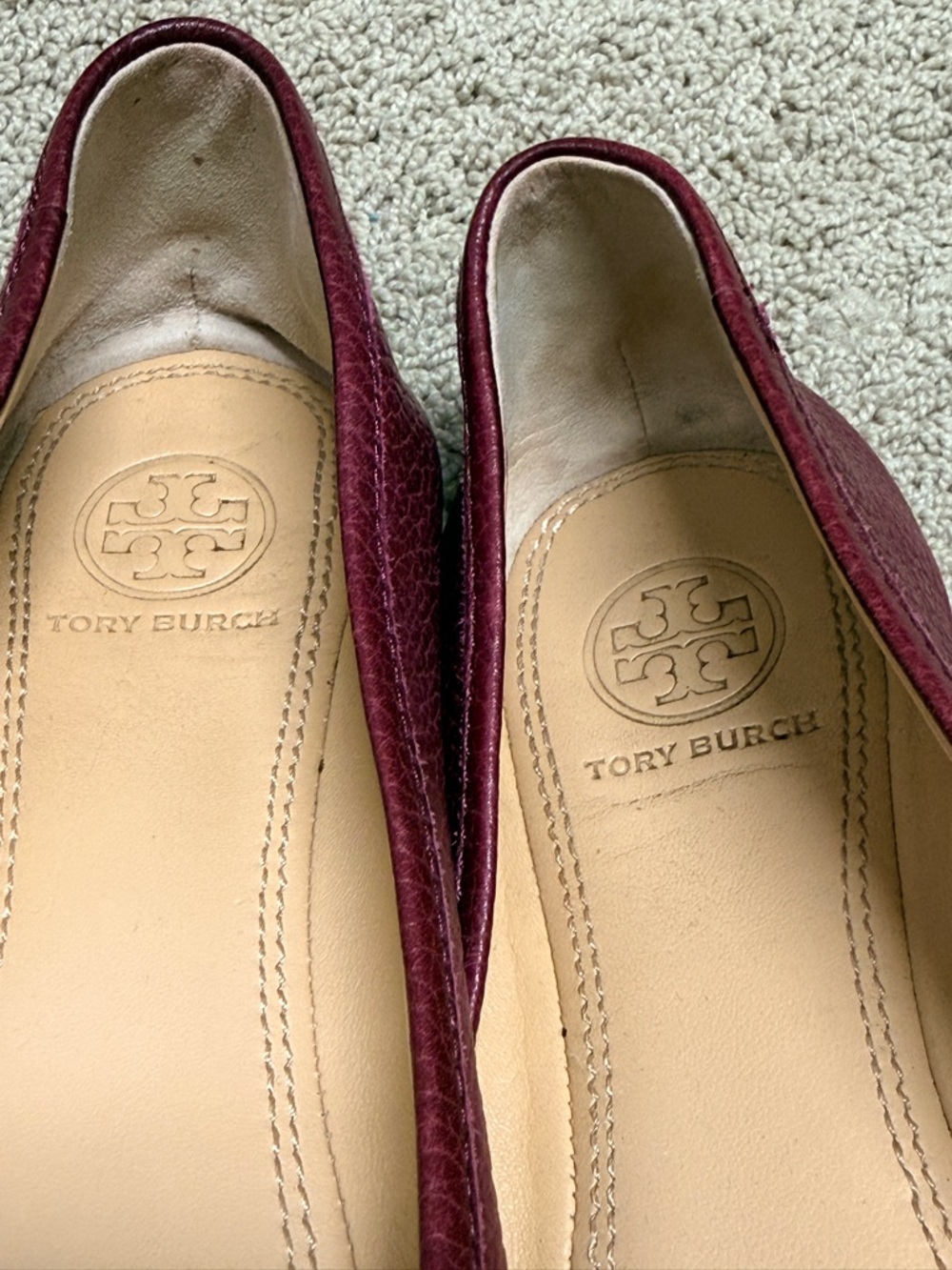 Tory Burch Leather Ballet Flats - Picture 6 of 8